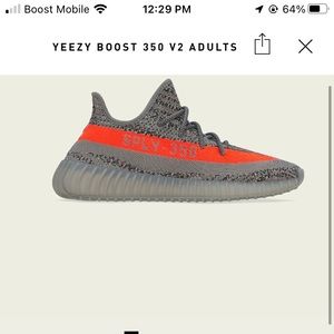 Yeezy Bulga 350 V2 Boost reflective size 13